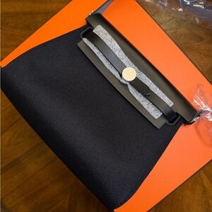 Hermes Herbag Black Crossbody Bag